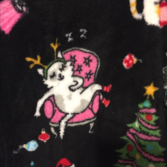 Women/Men Christmas Pajamas Cats Partying Pjs NEW - Picture 4 of 8